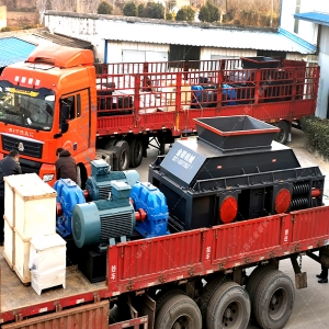 2PG1208對輥制砂機(jī)設(shè)備發(fā)往四川成都