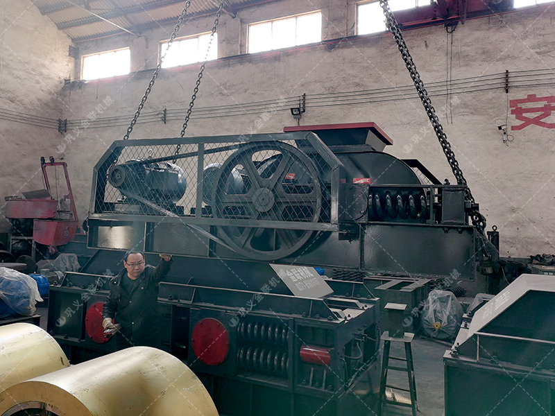 2PGC400X400雙齒輥破碎機發貨圖片_發往新疆伊犁_破碎煤