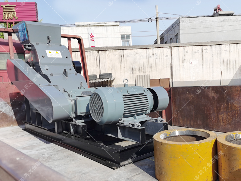 46小型雙級粉碎機發貨圖片_發往甘肅慶陽_破碎煤